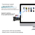 thumbnail image 4 of Lector de tarjetas ZOIOT USB 3.2 SD TF para iPhone iPad Android Mac, 4 of 6