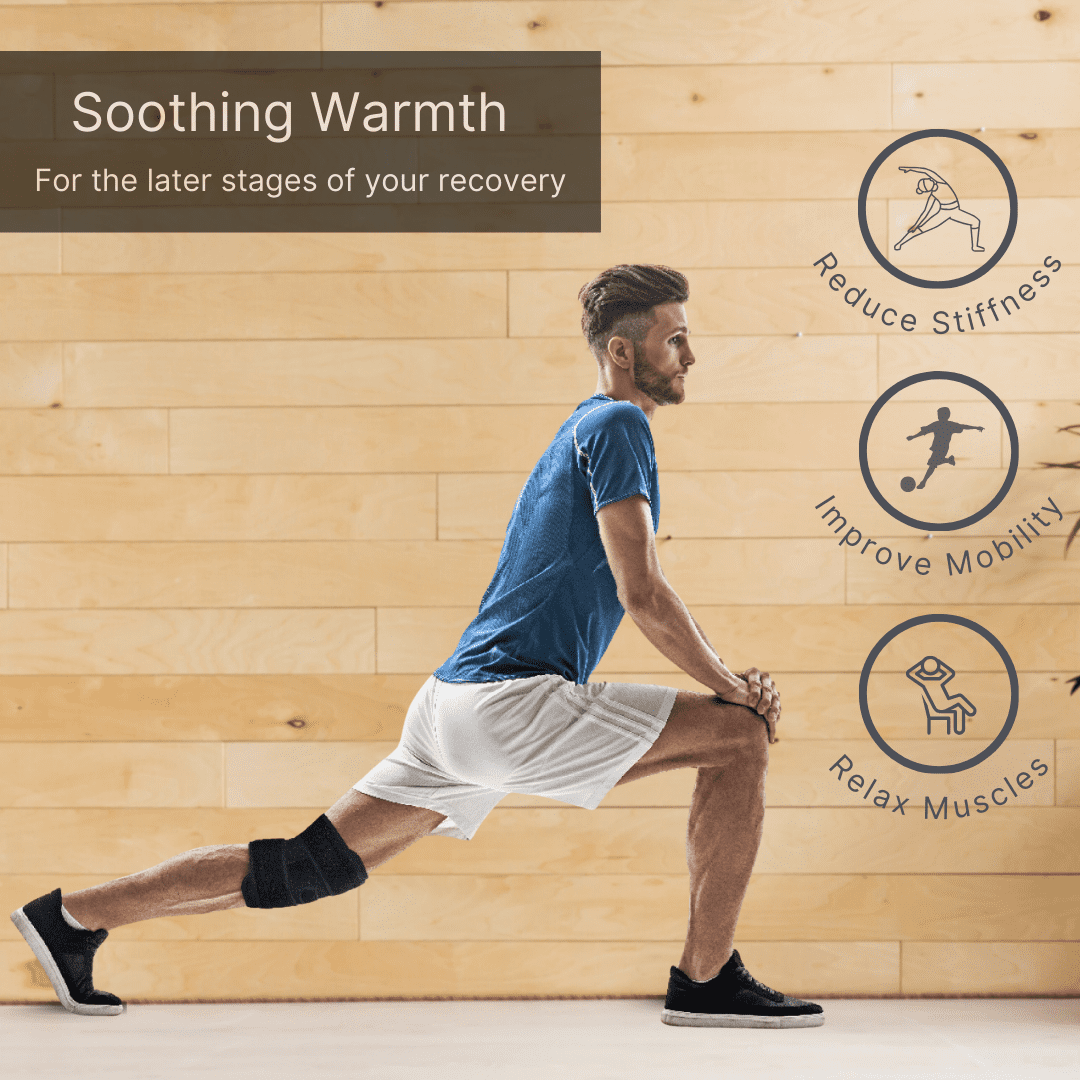 NatraCure Hot and Cold Knee Wrap Brace Support – (731-02-RET) – Reusable Ice Pack Compression for Meniscus & ACL Tear, Sports Injury, and Arthritis Joint Pain Relief