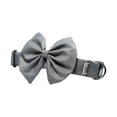 thumbnail image 1 of Collar con moño Infanti Pets gris chico, 1 of 5