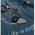 thumbnail image 4 of Life is Crap Crashing Bike Funny Shirt | Cool Gift Idea Cute T-Shirt Tee, 4 of 7