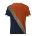 thumbnail image 5 of Sngxgn Men's Short Sleeve Cotton Polo Shirt in Classic Fit(Orange,S), 5 of 5