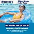 thumbnail image 5 of Bluescape 46" Blue Glitter Dream Pool Ring Float, Adult Unisex, 5 of 9