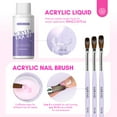 thumbnail image 6 of Saviland Acrylic Nail Kit Complete Set with Drill - White/Pink/Clear Acrylic Powder and Acrylic Liquid Set with Acrylic Nail Brush, Electric Nail Drill, Acid-Free Primer and Top Coat with Everything, 6 of 11