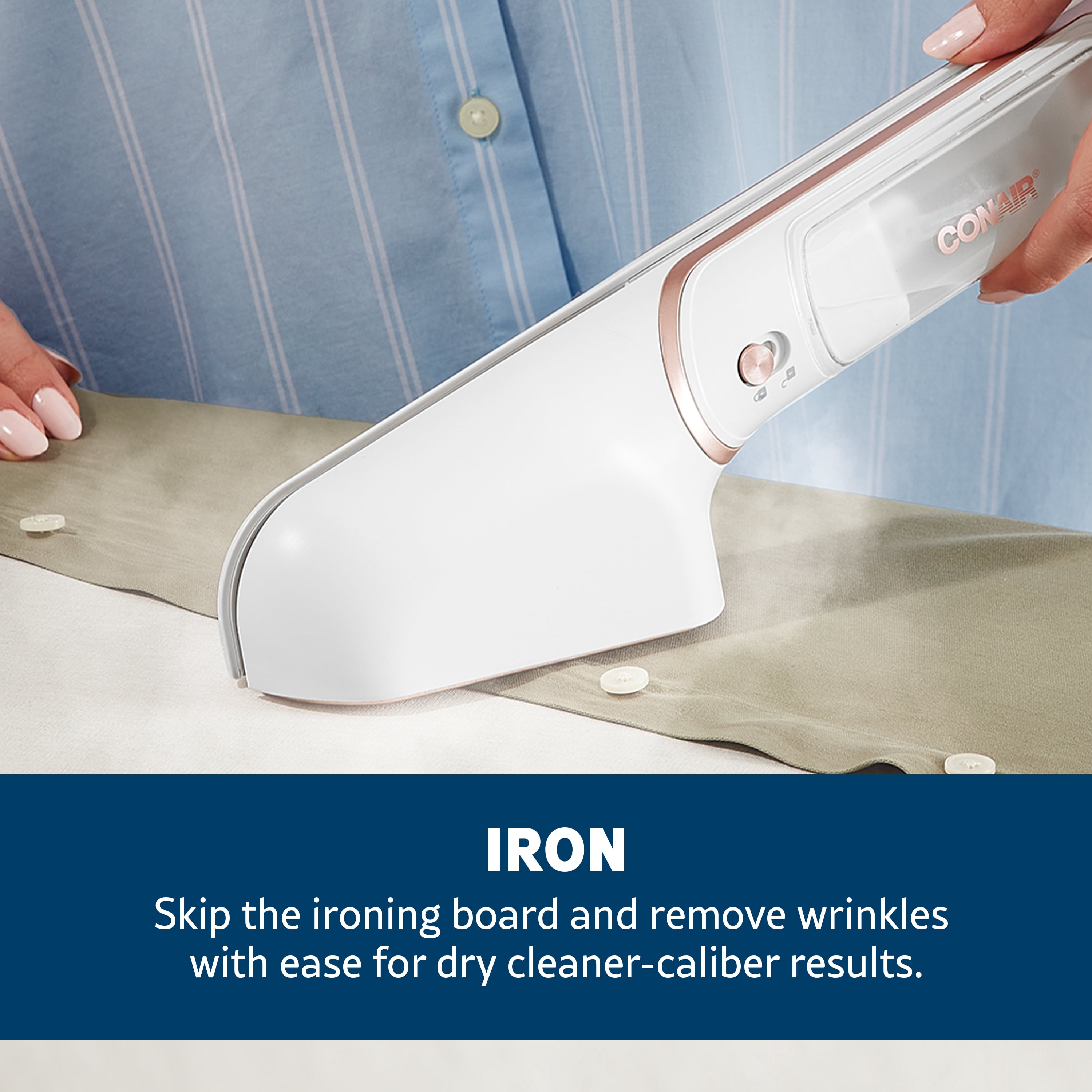 Conair SteamStylist 3-in-1 Garment Steamer, Press, and Iron