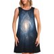 thumbnail image 1 of Fotbe The Galaxy Vestido de Verano sin Mangas para Mujer – Vestido Midi Línea A, Estilo Camiseta Floral, Vestido Playero Casual y Fluido, 1 of 7
