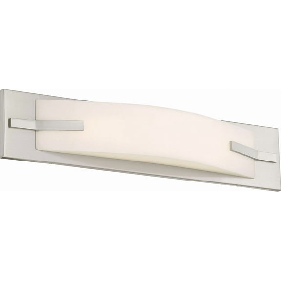 62/1081-Nuvo Lighting-Bow-13W 1 LED Bath Vantity-20 Inches Wide by 4.25 Inches High