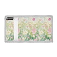 thumbnail image 2 of JIALIOU Nylon Trifold Card Wallet with ID Window Zipper Pocket for Men Women Teen Blooming Cosmos Flower Field, 2 of 7