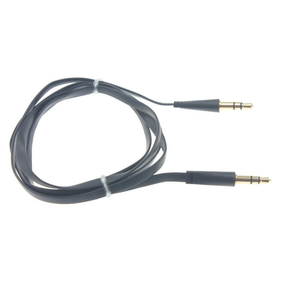 3.5mm Aux Cable for Orbic Myra 5G UW, Magic 5G Phones - Adapter Car Stereo Aux-in Audio Cord Speaker Jack Wire Flat Black P9P
