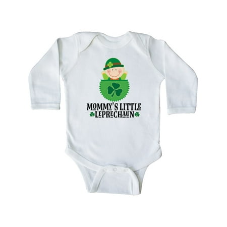 

Inktastic Irish Mommy Little Leprechaun Gift Baby Boy or Baby Girl Long Sleeve Bodysuit