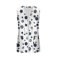 thumbnail image 5 of DIOAZUD Women's Open Front Print Vest Cardigans Lightweight Casual Sleeveless Cardigan with Pockets for Spring Summer Layering, 5 of 7