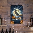 thumbnail image 3 of Happy Halloween Doberman Pinscher Witch Pumpkins Bats Vertical Metal Aluminum Sign Doberman Dog Lover Gifts Wall Art Home Decor - 13012, 3 of 5