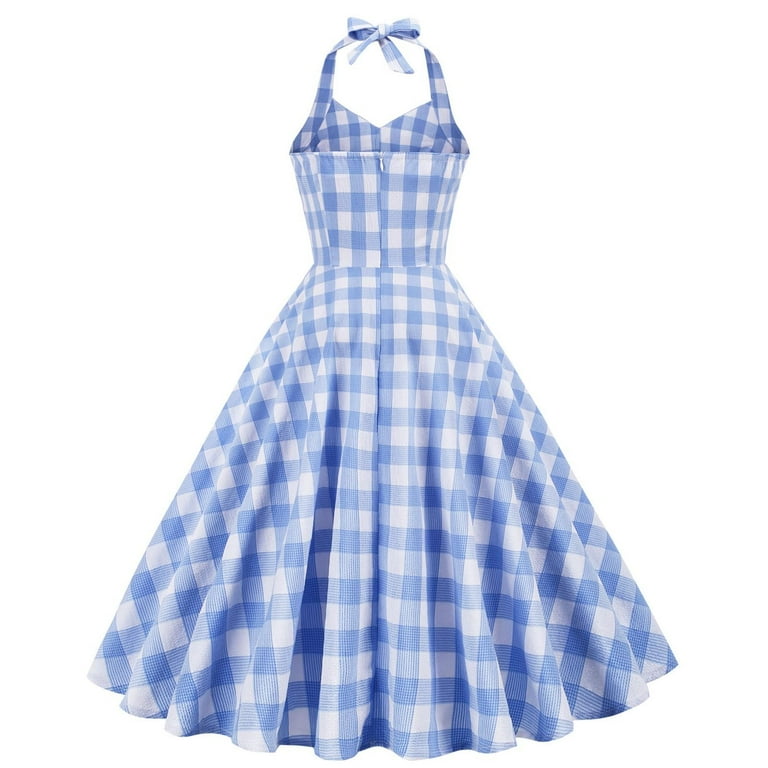Eashery Womens Dresses Plaid Backless MidLength Dress Womens Dresses Casual Light Blue XL - Walmart.com Eashery Womens Dresses Plaid Backless MidLength Dress Womens Dresses Casual Light Blue XL - Walmart.com