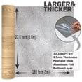 thumbnail image 2 of Homease Rouleau de Revêtement Vinyle Autocollant PVC 23"x 196 Pouces/32 Pi2, Planches de Bois Vinyle Épais Auto-Adhésif - Imperméable, Résistant à l'Usure, Installation Facile - Bois Naturel, 2 of 8
