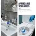 thumbnail image 3 of HAMPPLIES Toilet Tank Replacement 1Pack Black Rectangular for Dual Flushing, 3 of 7