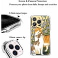 thumbnail image 4 of Cat Flower Case for iPhone 13 Pro Max, Aesthetic Cute Animals Pattern, Soft TPU Full Cover Case for iPhone 13 Pro Max, 4 of 5
