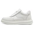 thumbnail image 2 of CMR CHAMARIPA Taller Sneakers - Mens Elevator Shoes - White Leather Casual Sneakers 6cm / 2.36 Inches, 2 of 7