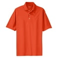 thumbnail image 4 of Yellow Rooster Men's Short Sleeve Dri-Mesh Polo T-Shirts Bright Orange XS, 4 of 5