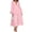 Blush Pink, variant on Women's Deep V Neck Balloon Sleeve Maxi Dress 100% Polyester Fabric Elegant Evening Everyday Wear Silhouette Chic