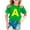 Green, variant on Fashionable Letter-Printed T-Shirt for Children, Stylish and Comfy Top with Bold "A" Pattern, Ideal for Boys and Girls