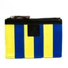 Authenticated Used Loewe Unisex Leather,Cotton Pouch Black,Blue,Yellow