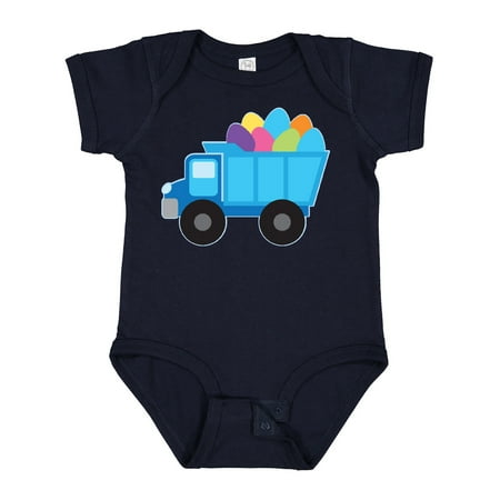 

Inktastic Easter Egg Truck Boys Gift Baby Boy Bodysuit
