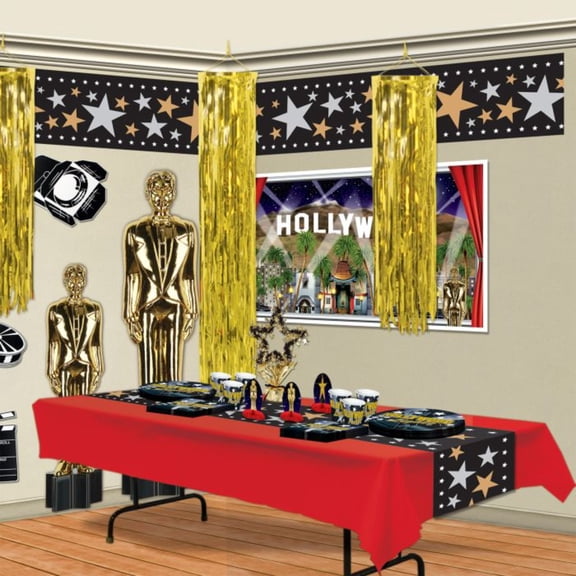 Beistle 1-Ply Metallic Hanging Party Decorations - 4' - Gold - Club Pack of 18