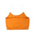 thumbnail image 2 of A2Y Women's Skinny Strap Sexy Camisole Tank Crop Tops Orange M, 2 of 3
