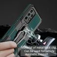 thumbnail image 3 of Dteck for Samsung A54 5G Case with Foldable Kickstand, Military Grade Rugged Shockproof Anti-Drop Fit Magnetic Car Mount Anti-Slip Anti-Fingerprin Case, Darkgreen, 3 of 8