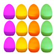 thumbnail image 1 of Juego de 12 huevos de Pascua colori de 2 "para relleno de bolsas, decoración del hogar, favores de fiesta temática de Pascua, búsqueda de huevos de Mezclado Sunnimix Huevos de Pascua, 1 of 8
