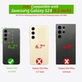 thumbnail image 4 of for Galaxy S24 5G Phone Case Wallet,S24 5G Wallet Case for Women,Emboss PU Leather Protective Cover Zipper Card Holder Flip Phone Case for Samsung Galaxy S24 5G (Blue), 4 of 13