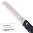 thumbnail image 2 of CRKT Zephyr Everyday Carry Folding Knife with Liner Lock: D2 Plain Edge Blade, Black G10 Handle, 3840, 2 of 5