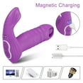 thumbnail image 3 of TLUDA APP Remote Control Thrusting Prostate Massager for Men, Vibrating Anal Butt Plug Vibrator for Women and Men and Beginner, Purple, 3 of 6