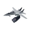 thumbnail image 3 of Modelo de avión de aleación a escala 1/100 F14, soporte de exhibición de aeronaves, juguete de colección fundido a presión para decoración del hogar., 3 of 9