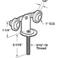 thumbnail image 2 of Rouleau de Porte de Garde-Robe, Roues en Nylon à Bord Plat 1 Po -N 6529, 2 of 2