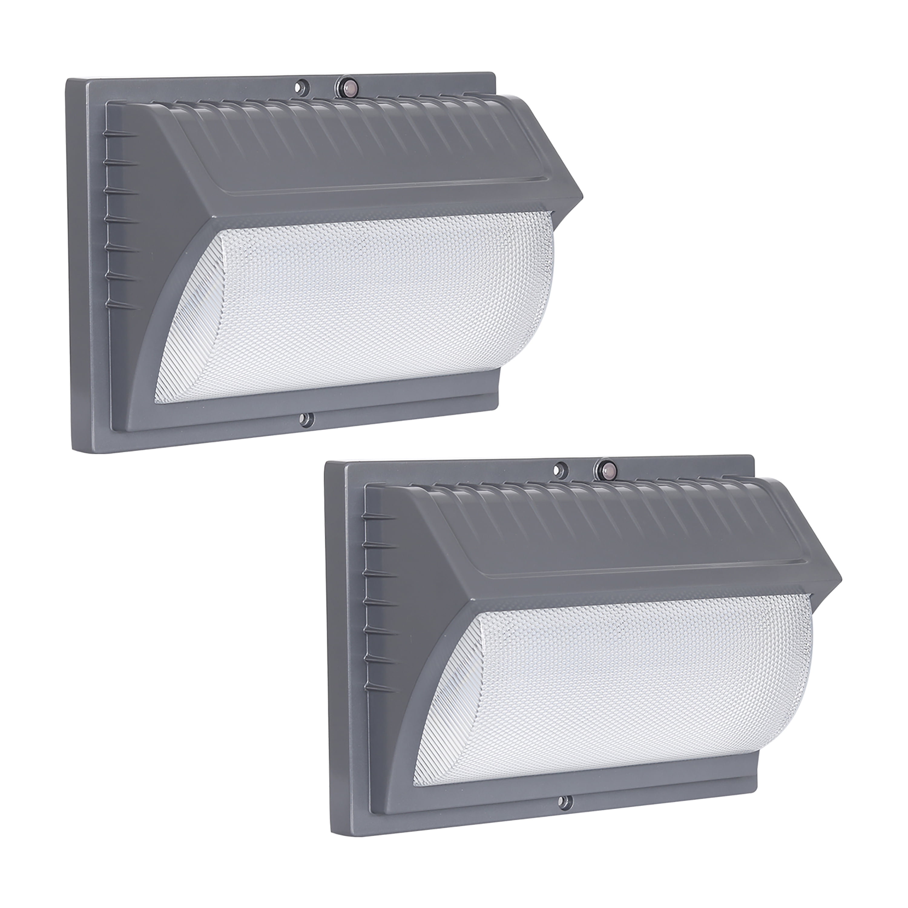 Honeywell LED 4000 Lumen Wall Pack Rectangular Security Light, 2 Pack