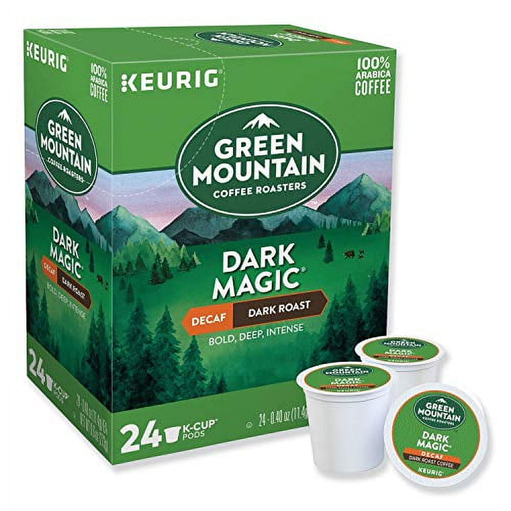 Green Mountain Coffee Decaf Dark Magic, 24ct K-Cup for Keurig Brewers(packaging may vary)
