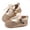 Gold, variant on BESLY 0-18M Toddler Baby Girls Princess Sequins Shoes Moccasins with Rubber Sole Flower Print PU Leather Tassel Bow Shoes