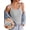 Bm07 A-Grey, variant on Anygrew Women's Tank Top with Built in Bra Ribbed Camisole Summer Scoop Neck Basic Cami Tanks Undershirt Black-White-Gray-Coffee