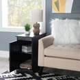 thumbnail image 4 of Linon Bartow Multi Function Storage Accent Table Charging Station in Black Wood, 4 of 22