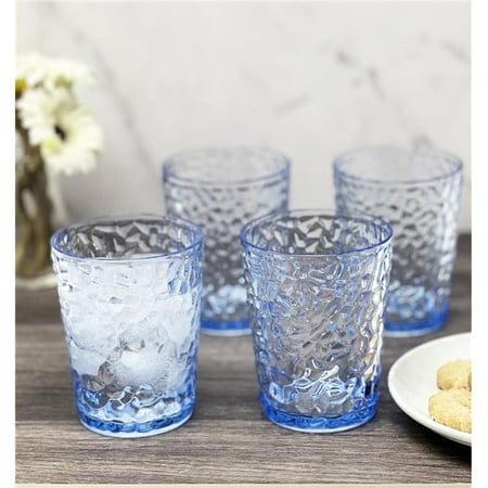 

LeadingWare AS-3601B AS-3601B Acrylic set of 4 - Blue 16 oz DOF tumblers