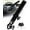 Black, variant on Steering Wheel Lock - Heavy Duty Antitheft Device and Car Security Lock with Adjustable Locking and 3 Keys - Great Vehicle and Truck Deterrent