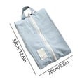 thumbnail image 3 of Nylon Travel Packing Cubes, Blue Waterproof Luggage Organizer Bags, Multi-size Clothing Storage Pouches for Suitcase, Weekend Getaway, Topliu, 3 of 6
