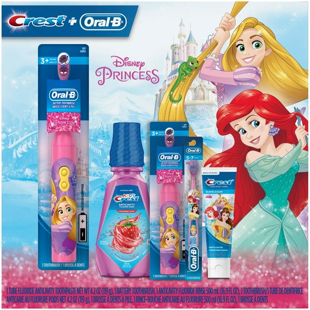 Crest & OralB Kids Premium Holiday Gift Pack with toothbrushes