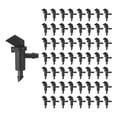 thumbnail image 1 of Uxcell 60-Pack Emisor de Goteo de Riego, 4L/H 1 GPH Plástico Conectar Partes del Sistema de Riego Herramienta [Negro], 1 of 1