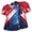 01-Navy, variant on Women's 4th of July Scrub Tops - 250th Anniversary USA Modern Classic Shirt with Pockets, Instrument Loop & Fade Resistant Fabric 03-Navy L