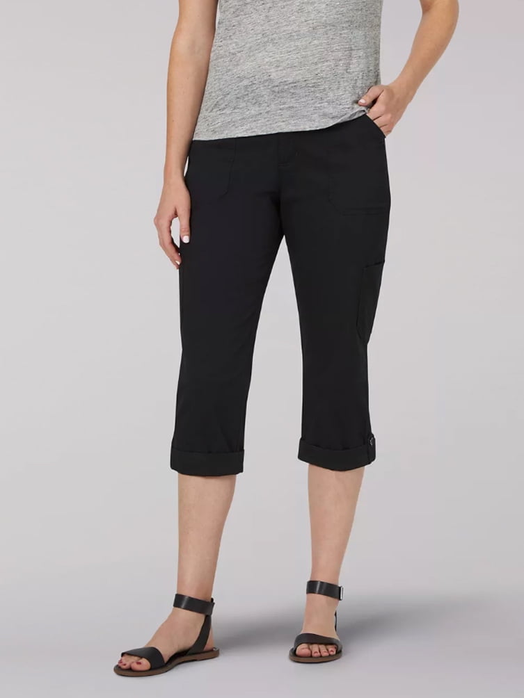 lee easy fit capris petite