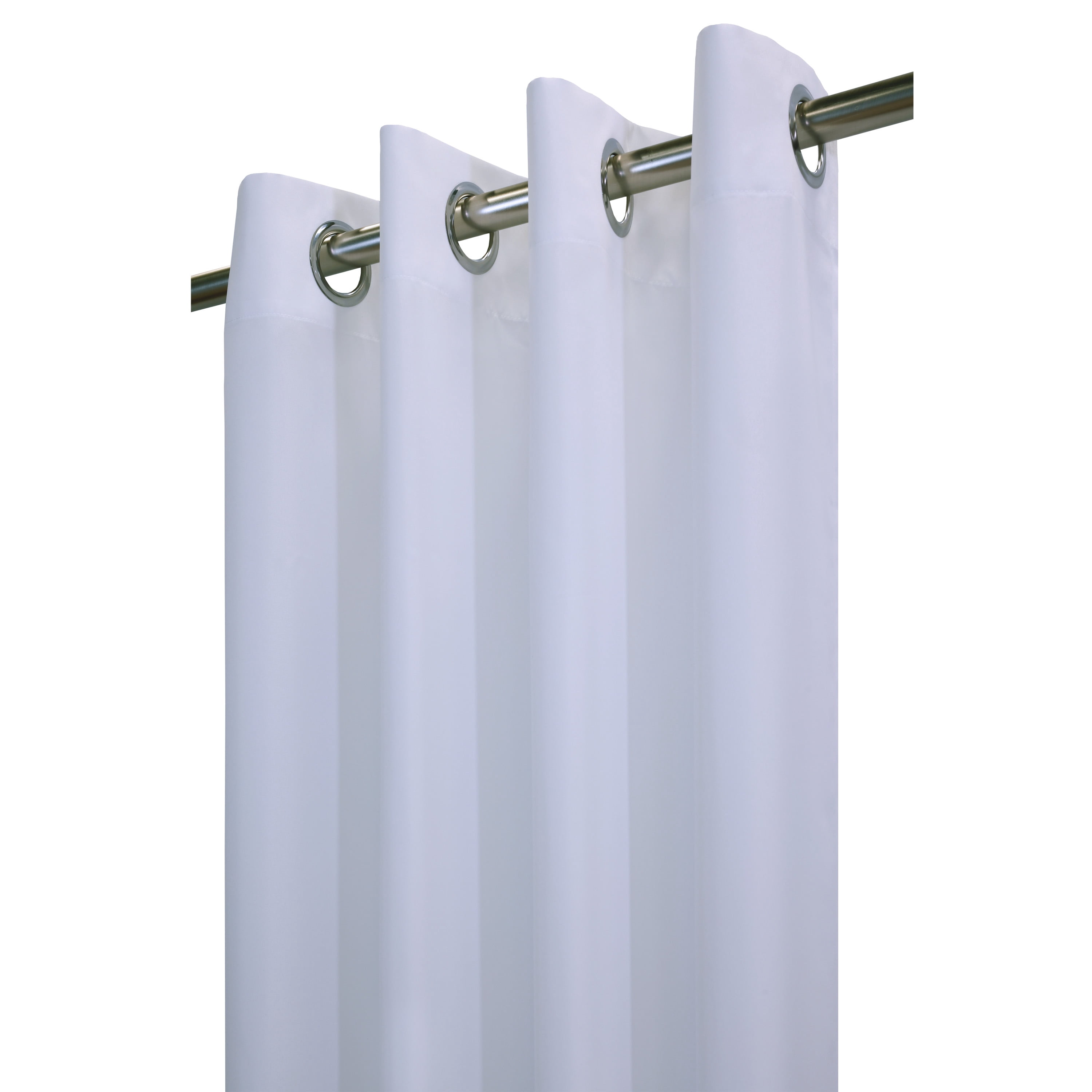 Seaside Indoor/Outdoor Grommet Curtain Panel - Pair each 50" x 108" in White