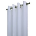 thumbnail image 3 of Seaside Indoor/Outdoor Grommet Curtain Panel - Pair each 50" x 84" in White, 3 of 4