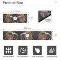 thumbnail image 3 of Yayeee Faucet Mat for Kitchen Sink 30" Diatomite Long Splash Guard Pad, Colorful Skeleton Sun, 3 of 7