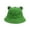 "Green,Adult", variant on Cute Frog Design Sun Protection Fisherman Hat Children Adults Outdoor Bucket Cap